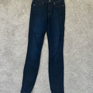 PAIGE Women's Midnight Blue Skinny Jeans